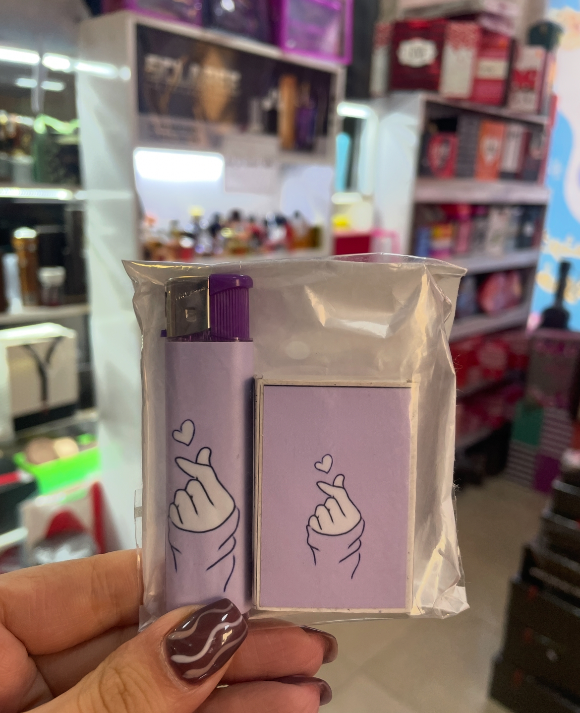 ست فندک و کبریت فانتزی